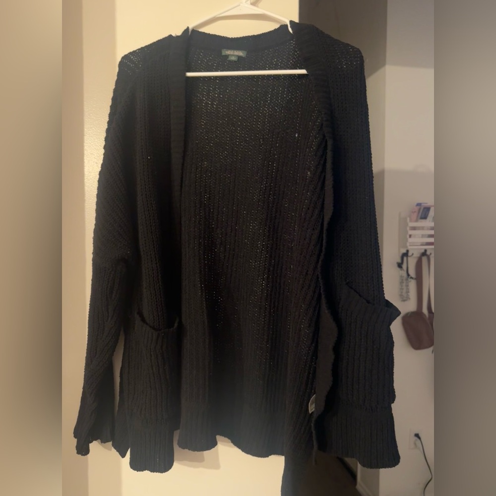 Black Knit Cardigan